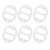 10Pcs Air Compressor Gasket 51 Aluminum Pad Metal Plate Cylinder Pump 3P/4P Accessories