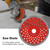 Diamond Saw Blade Wheel Angle Grinder Accessories for Cutting Stone Ceramic MarbleDiameter 180mm