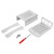 Heat Dissipation Enclosure Aluminum Alloy Protective Cooling Box for Raspberry Pi 4 3B 3B+