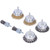 6Pcs Twisted Wire Brush Steel Metal Deburring Grinding Rust Removal Tool Drill Attachment