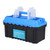 Tool Box PP Plastic Portable Hardware Parts Storage Case Double Layer Electrician Suitcase 381Large