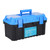 Tool Box PP Plastic Portable Hardware Parts Storage Case Double Layer Electrician Suitcase 381Large