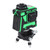 Laser Leveler 12 Lines Green Beam High Visibility IP54 3D Precise Self Leveling Tool 100‑240V AU Plug