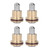 4PCS Joystick Handle Button Replacement Rubber Sealing Excavator Push Rod Buttons for EX200 1