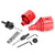 17Pcs BiMetal Hole Saw Set Red High Speed Steel Woodworking Holes Opener Drilling Tools