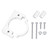 Adjustable DC Motor Mounting Bracket Set for Tetrixrobotics Pitsco Robot Parts
