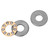 10pcs Thrust Ball Bearing Miniature High Precision Flat Steel Bearings Set (F7-13M 7x13x4.5mm)