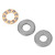 10pcs Thrust Ball Bearing Miniature High Precision Flat Steel Bearings Set (F7-13M 7x13x4.5mm)