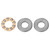 10pcs Thrust Ball Bearing Miniature High Precision Flat Steel Bearings Set (F7-13M 7x13x4.5mm)