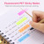 Creative Arrow Shaped Page Marker Colorful Index Tabs Fluorescent Sticky Notes Writable Labels 20 Sheets/Pad  for Home School Office Reading Supplies