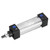 SC32 Standard Pneumatic Air Cylinder Aluminum Alloy Double Acting 1.3in Inner DiameterSC32X50