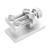 Watch Bezel Remover Tool 4 Hardened Blades Strong Compression Spring Stainless Steel Bezel Opener Watch Repair Tool Silver