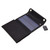 Monocrystalline Silicon 15W Outdoor Camping Hiking USB Solar Panel Portable Solar Power Recharger Mobilephone Recharging Tool Folding Removable Solar Panels