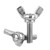 5pcs Bag 304 Stainless Steel Wing Butterfly Screws Bolts Machine Fastener(M5 * 12mm)