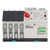 4P Automatic Transfer Switch 35mm Rail Mount Dual Power Generator Changeover Switch AC400V 125A