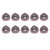10 Pcs Carbide Turning Inserts Bronze Coated Lathe Milling Cutter for Steel Machining