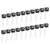 20Pcs LED Luminous Diode Lamp Holder 1‑Hole 2‑Color 3‑Pin Common Cathode Light Emit Base 3mmLeft Green Right Red