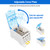 1 Pack 11 Positions Screw Terminal Strip Blocks with Cover Junction Box Branch Box Din Rail Terminal Block Wire Box Cabinet Wire Splitter Connector UKK250A