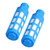 Plastic Pneumatic Muffler Air Line Flow Control Exhaust Silencer Compressor Fitting Blue25Pcs PSU‑04