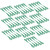 100pcs Replacement Lawn Mower Cutting Blade Portable Grass Trimmer Blades (Green)