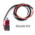 Creality Assembled Extruder Hotend Kit with 0.4mm Nozzle Aluminum Heating Block 100K Ohm Thermistor 24V Compatible with Creality Ender-3 V2 3D Printer