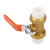 Brass Pipe Ball Valve with Double PPR Hot Melt Fitting 3/4"BSP DN20