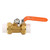 Brass Pipe Ball Valve with Double PPR Hot Melt Fitting 3/4"BSP DN20