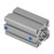 Thin Air Cylinder Aluminum Double Acting Pneumatic Components Machinery Parts Bore 20mmSDA20X40