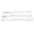 50 Pcs Spiral Binding Coil 19mm Diameter 48 Loop 4:1 Pitch 170 Sheet Capacity A4 Binding Spine White