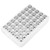 40pcs 16mm Metal Momentary Push Button Switch Auto Reset Flat Head 24V LED Light 5-Pin (Blue)