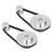2 Set Synchronous Wheel GT2 Aluminum Alloy Timing Pulley with 2Pcs Length 200mm Width 6mm Belt 60T 8mm and 20T 5mm
