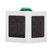 Poker Shot Clock Seconds Countdown Rechargeable 1.4in 4 Sides Cube Timer for Casino Chess Tournament White 100‑240V UK Plug