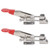 2Pcs Toggle Clamp Pull Latches Adjustable Stainless Steel 400lbs Capacity Set Kit