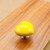 Heart Shape Ceramic Door Knob Drawer Cupboard Wardrobe Furniture Pull Handle (Yellow, L)