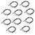 10Pcs NTC Thermistor Temperature Sensor Probe Round Lug Cold Pressed Terminal Connector 500mm5K B3950