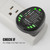 MESTEK Advanced RCD Electric Socket Tester Automatic Neutral Live Earth Wire Testing Circuit Polarity Detector Wall US Plug Breaker Finder Electric Leakage Test with Voltage Backlight Display