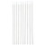 10Pcs WZ8 Zirconiated Tungsten Electrodes Electrode Rod Needle for Argon Arc Welding 150mm 1/25in
