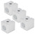 4Pcs Right Angle Connection Block Aluminum Profiles Fitting Connector Industrial SuppliesEuropean Standard 40 2‑Way