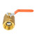 1pc DN50 2"BSP Brass Pipe Ball Valve 1.6MPa for Water Oil Gas