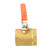 1pc DN50 2"BSP Brass Pipe Ball Valve 1.6MPa for Water Oil Gas