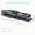 KW-triO Portable 3 Hole Punch Handheld Metal Hole Puncher 10 Sheet Capacity 7mm Aperture Paper Punch for A4 A5 A7 A6 B5 Notebook Scrapbook Diary Planner