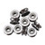 10pcs U624ZZ U Groove Ball Bearing Guide Pulley For Rail Track Linear Motion System 4*13*7mm
