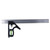 Combination Squares Stainless Steel Carpenter Ruler Measuring Tool for Woodworking Construction