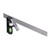 Combination Squares Stainless Steel Carpenter Ruler Measuring Tool for Woodworking Construction
