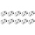 10Pcs Aluminum Heating Block PT100 Sensor for V6 3D Printer Heater Nozzle Accessories