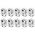10Pcs Aluminum Heating Block PT100 Sensor for V6 3D Printer Heater Nozzle Accessories