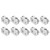 10Pcs Aluminum Heating Block PT100 Sensor for V6 3D Printer Heater Nozzle Accessories