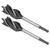 2Pcs Drill Bits 4-Slot 4 Flutes Hex Shank Long Woodworking Hole Saw Cutter Tool 26mm