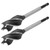 2Pcs Drill Bits 4-Slot 4 Flutes Hex Shank Long Woodworking Hole Saw Cutter Tool 26mm