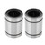 2 Pcs Linear Motion Ball Bearing Low Friction High Precise Linear Cylindrical Ball Bearing for 3D Printer CNC Machine